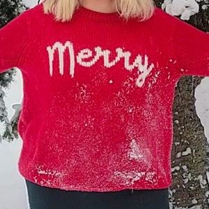 Wooden Ships Merry Knit Soft Sweater XL